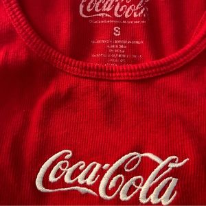 Coca Cola Tank Top Size S Red